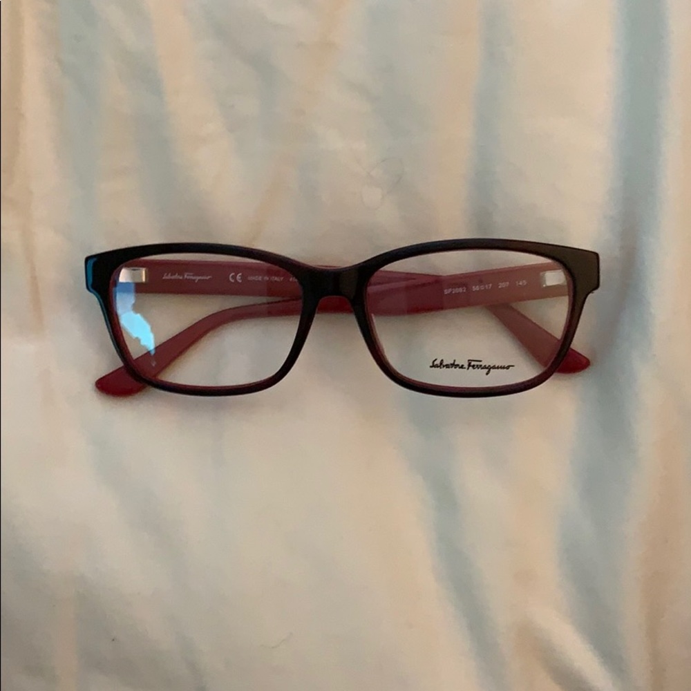 Salvatore Ferragamo Glasses Frames & Case | NWOT